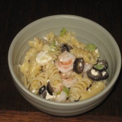 Shrimp Pasta Salad With Feta