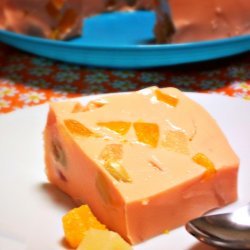 Peachy Ice Cream Gelatin Salad