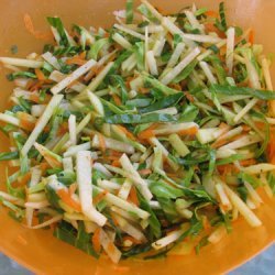 Napa Cabbage Jicama And Green Apple Slaw