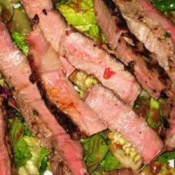 Terrific T-bone Grilled Steak With Cilantro Over B...