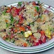 Colorful Corn Bread Salad