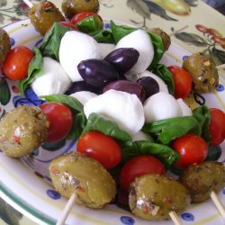 Olive Salad On A Stick