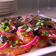 Grapefruit Onion And Basil Salad Giada