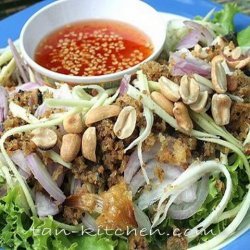 Crispy Catfish Green Mango Salad