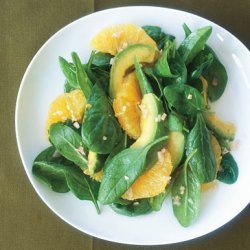 Asian Spinach Salad With Orange And Avocado