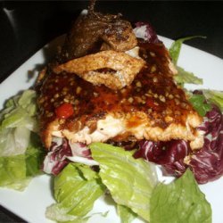 Grilled Tamarind Salmon Salad