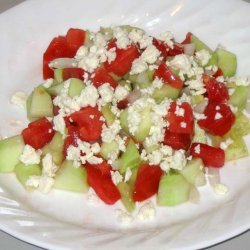 Bulgarian Shopska Salad