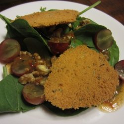 Mixed Greens With Parmesan Crisps