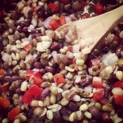 Provençal Sprouted Bean Salad