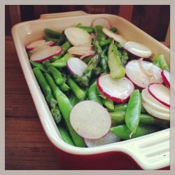 Chilled Asparagus, Sugar Snap Peas & Easter Ra...