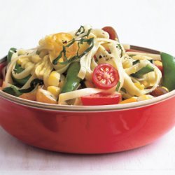 Linguine with Summer Succotash