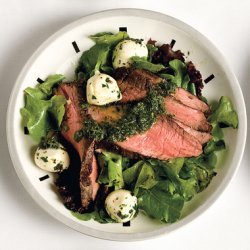 Flank Steak Salad with Chimichurri Dressing