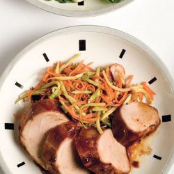 Hoisin Pork Tenderloin with Asian Carrot Salad