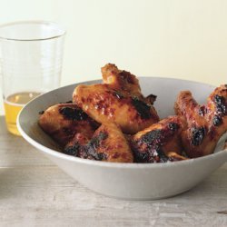 Peach-Lacquered Chicken Wings