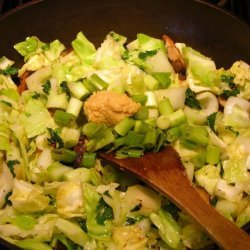 Stir-Fried Bok Choy and Cabbage