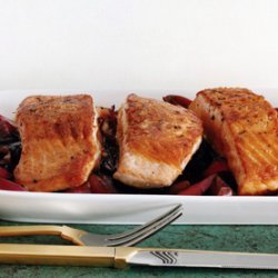 Salmon with Agrodolce Sauce