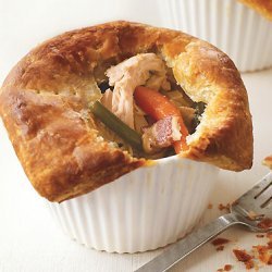 Mini Chicken Pot Pies with Bacon and Marjoram