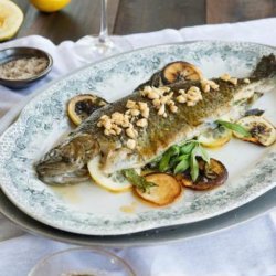 Trout with Tarragon Butter