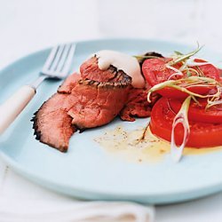 London Broil with Soy Citrus Mayonnaise