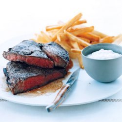 Broiled Steak with Horseradish Cream