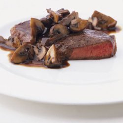 Blade Steaks with Mushrooms