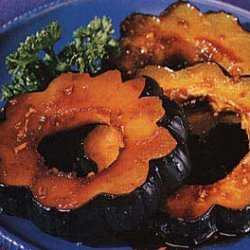 Squash Rings with Honey-Soy Glaze