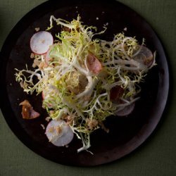 Frisée and Radish Salad with Hazelnut Dressing