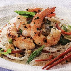 Prawn Noodle Salad With Asian Dressing