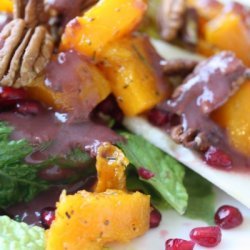 Roasted Butternut Squash & Pear Salad