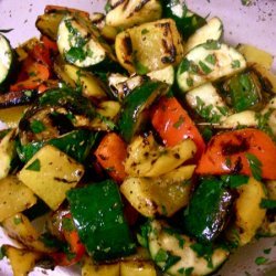 Grilled Balsamic Vegetable Salad