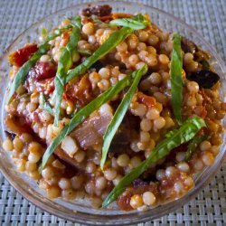 Lisa's Roasted Tomato Salad With Israeli Couscous