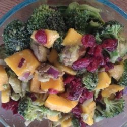 Avocado Mango Broccoli Salad