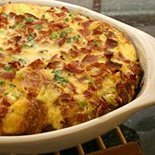 Ham And Eggs Hashbrown Bake