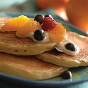 Orange Cloud Pancakes