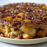 Baked Breakfast Apples With French Toast Crust