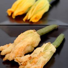 Persian Fetta And Caper Stuffed Zucchini Flowers