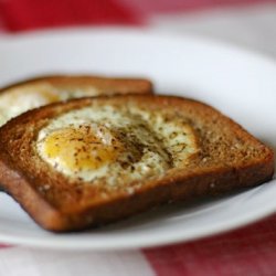 Egg In The Middle Of The Toast
