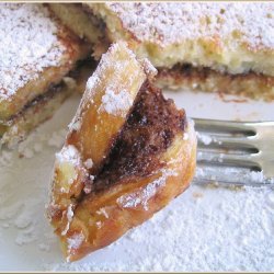 Nutella Stuffed Brioche French Toast