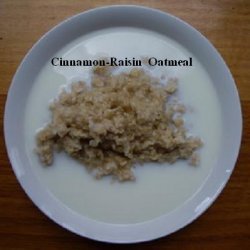 Cinnamon-raisin Oatmeal