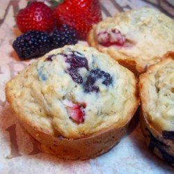 Banana Berry Mega Muffins