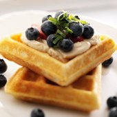 Waffle Sammie With Mascapone And Fruit