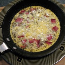 Bacon And Goat Cheese Omelet