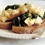 Spinach Scrambled Eggs