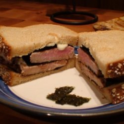 Tokyo Tuna And Nori Sandwich With Wasabi Mayo