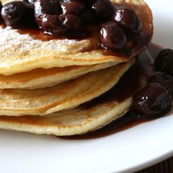 Ricotta Pancakes With Brown Sugar-cherry Sauce