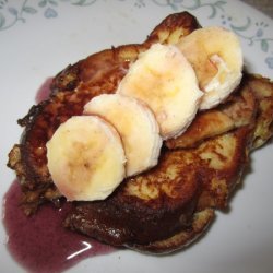 Nutella-banana Filled Orange French Toast