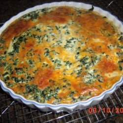 Crustless Spinach Quiche