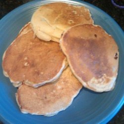 Banana Pancakes With Dark Chocolate Almonds And Ci...