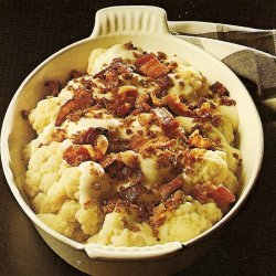 Cauliflower With Bacon And Cheese Sauce