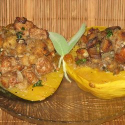 Pecan Stuffed Summer Squash